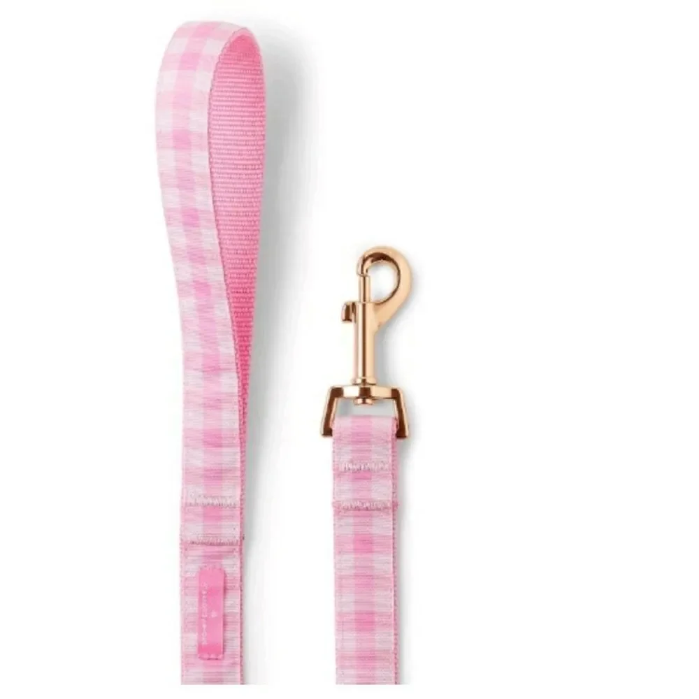 Stoney Clover Lane x Target M/L pink plaid pet leash
